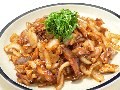 夏の炒め物　玉葱と鶏肉のバルサミコソテー