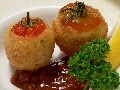 想像の3倍おいしい　トマトのコロッケ