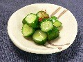 簡単お漬物　胡瓜の焼酎漬け