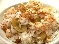 中華風味の栗ご飯