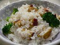 白いご飯に混ぜるだけ『芋ジャコ栗ごはん』