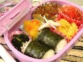 1歳児のおでかけ弁当/茄子葱ソース弁当