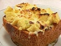 キャベツがおいしい トーストグラタン