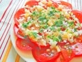 トマトサラダのレシピ！ 和風玉ねぎドレッシングで