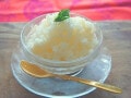 白桃のシャーベットレシピ……工程はとても簡単！