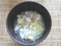 離乳食レシピ……細かく切った野菜のスープ（後期～）