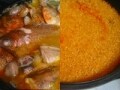 魚介の「別々炊き込みご飯」スペイン風