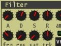 (3)フィルターで音色を作る