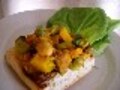 ふたりのスローフード～パンと合わせるお惣菜　ひよこ豆と南瓜のドライカレー