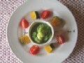 【新感覚】セサミトーフクリームをパンと愉しむ　緑野菜ペーストのタルティーヌ