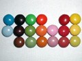 糖衣掛け粒チョコレートにおける色彩比率