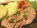 【レシピ】　韓国料理：ゆで豚キムチの白菜包み