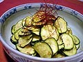 【レシピ】　韓国料理：ズッキーニのナムル