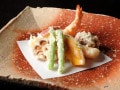 レンコンとエビ・舞茸の天ぷらの作り方！さっくり揚げるコツも
