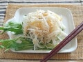 大根とホタテの缶詰の柚子胡椒サラダレシピ……大人向けのサラダ！