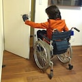 【実験】車椅子で室内を移動してみる