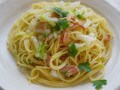 旬野菜・白菜のスパゲティ柚子胡椒風味の作り方