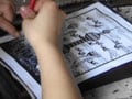 オリエンタルなインテリアに　中国の切り絵