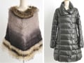 注目のポンチョ&ダウンで、冬を乗り切る。