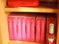 100円ショップで見つけたピンクのCDケース