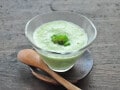 冷たいオクラのすり流しレシピ……緑色がきれいな冷製スープ