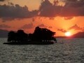 夕日が美しい島根の「宍道湖（しんじこ）」