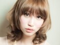 秋の小顔スタイル～ミディアム～