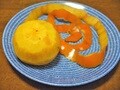柿の上手なむき方：転がすようにむく