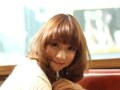 エアリーなニュアンスにキュートバングがGOOD