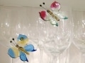 華やかな食器アクセサリー「ガラスのグラスマーカー」