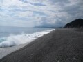 熊野古道の美しい浜辺を歩く　「七里御浜」