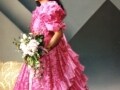 一生に一度！今まで着たことのないピンクのドレスで