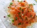 彩り綺麗！チリ産スモークサーモンのマリネ