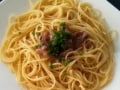 塩辛のたれがポイント！味がよく絡んだ「塩辛パスタ」