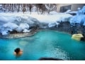 松川温泉「松川荘」で、雪見の露天風呂を堪能！