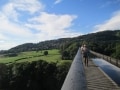 世界遺産の水道橋から見る景色はのどかです