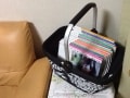 雑誌の収納に最適！「オーバルバスケット」