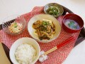 豆腐きのこあんかけ定食の献立と一汁三菜の段取り