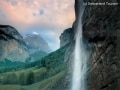 ヨーロッパ屈指の落差！シュタウプバッハの滝／スイス