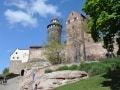 ニュルンベルクの街を眼下に望む城、カイザーブルク