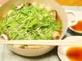 肉団子の生姜鍋と手作り柚子ポン酢