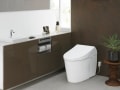 【新商品】狭いトイレに設置できるカウンター付手洗器
