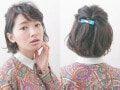 くるりんぱで簡単！大人のショートヘアアレンジ