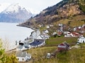 ノルウェーのフィヨルド旅、可愛いウトネ村