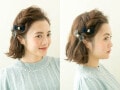 前髪と横髪だけでダブルくるりんぱ！ 簡単ミディアムヘアアレンジ