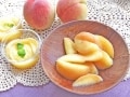 桃の切り方・剥き方をマスターして作るコンポートのおすすめレシピ
