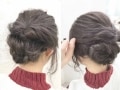 袴に似合う髪型！3ステップでできるミディアムヘアの簡単なまとめ髪