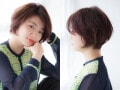 前下がりショートボブは幅広い年代におすすめ……扱いやすい髪型！