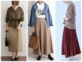 トレンド！ロングスカートの正解おしゃれ＆体型カバーコーデ