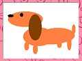 ペイントで犬を描こう1 ダックスフント編
